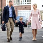 Kembridžo kunigaikštienė Kate dėl prastos savijautos praleido pirmą princo George'o dieną mokykloje