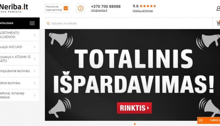 Seniausia internetinė parduotuvė Lietuvoje skelbia masinį išpardavimą: įmonei gresia bankrotas