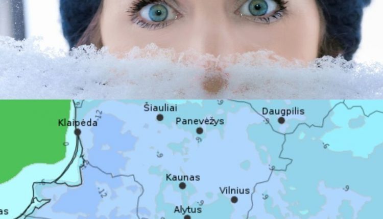Sinoptikai prognozės nešvelnina: Lietuvą sukaustys -15 laipsnių šaltis