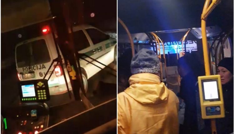 Žiaurus išpuolis Vilniaus autobuse: vyras žirklėmis žalojo žmones